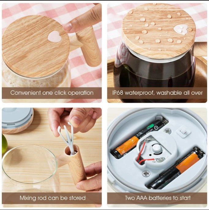 Auto Stirring Mug Electric Mixing Cup High Speed for Coffee Tea Milk Powerful