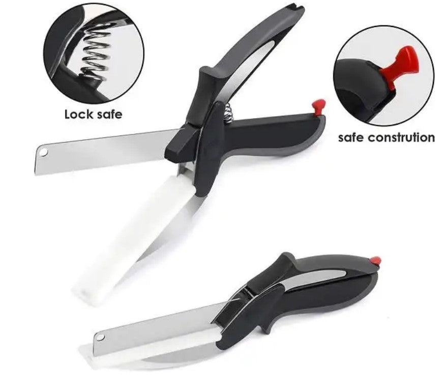 Kitchen Scissors With Bult-in Cutting Board