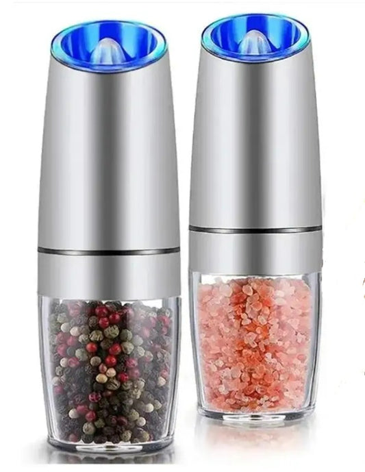 Electric Salt And Pepper Grinder Set