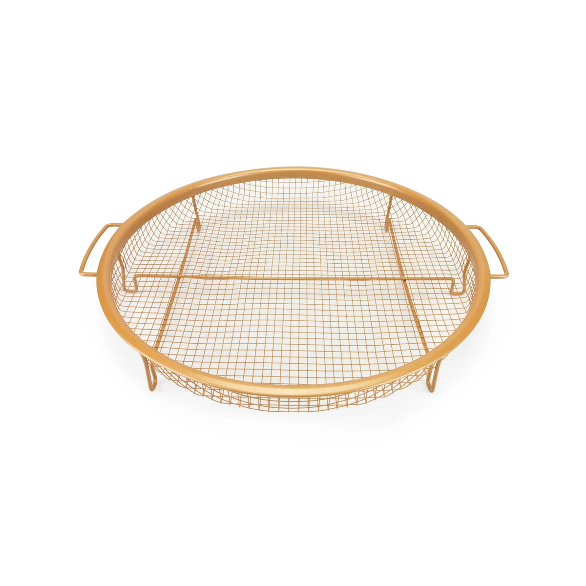 Round Copper Air Fryer Pan