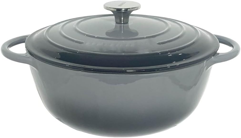 Cast Iron Pot Set 7pcs - Grey