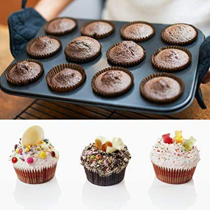 Non-Stick 12 Cup Muffin & Cupcake Pan