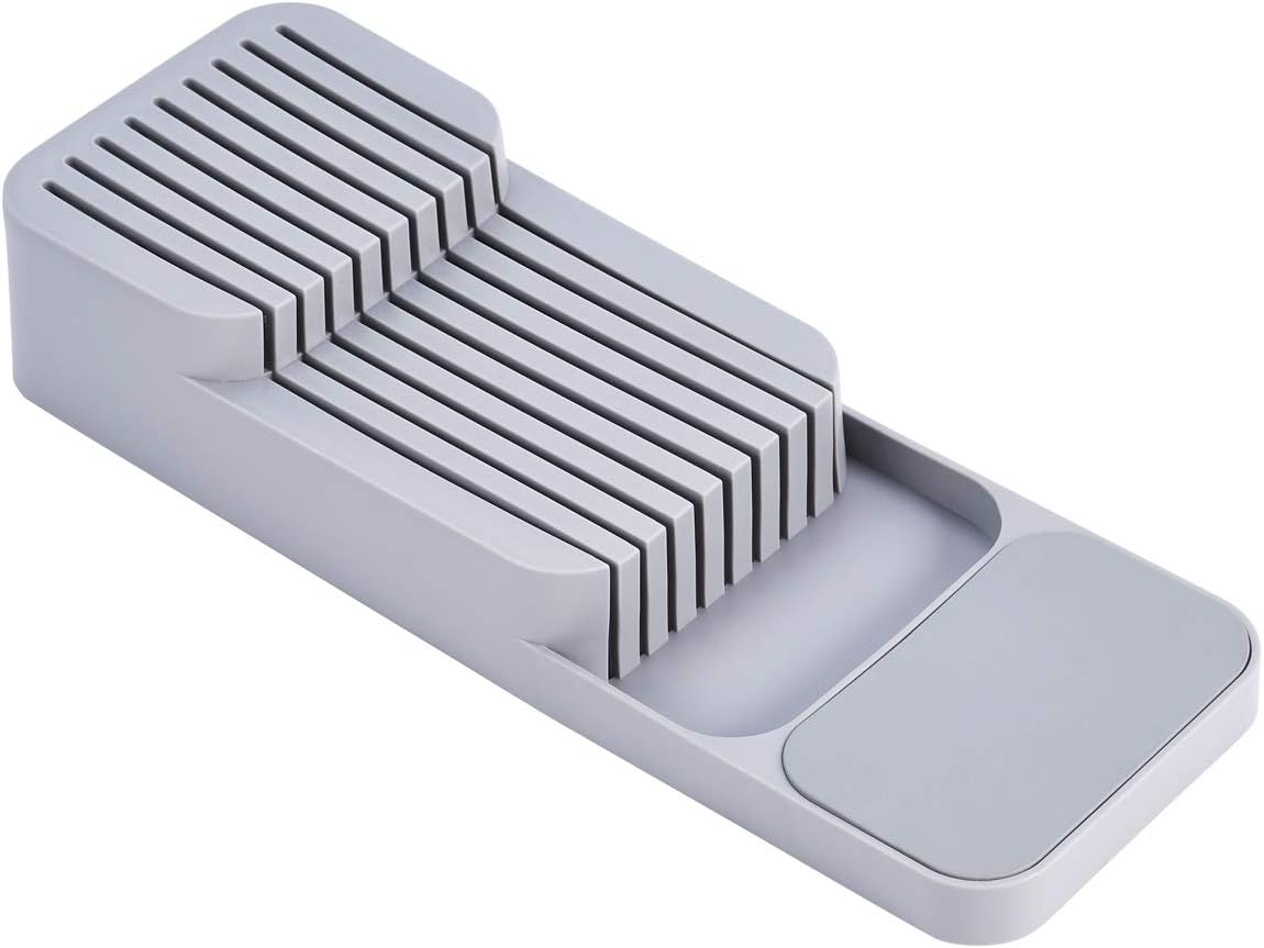 Drawer's Kitchen Knife Organizer Tray 2-TIER