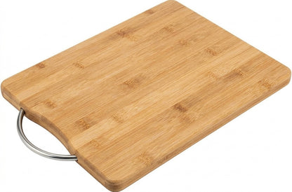 Bamboo Chopping Board for Kitchen, Durable Wooden Cutting Board for Chopping Vegetables Meat, Slicing Board