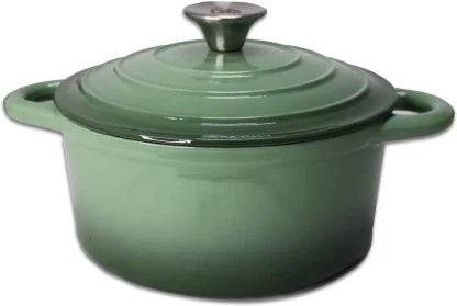 Cast Iron Pot Set 7pcs - Green
