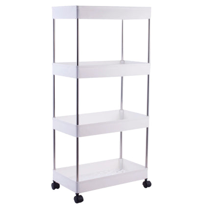 4 Layer Storage Trolley Kitchen/Bathroom Rack Tower Cart