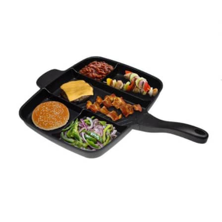 5 in 1 Non Stick Magic Pan with Dividers_0