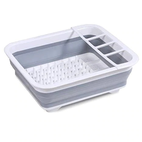 Foldable Multi-functional kitchen dish rack_0