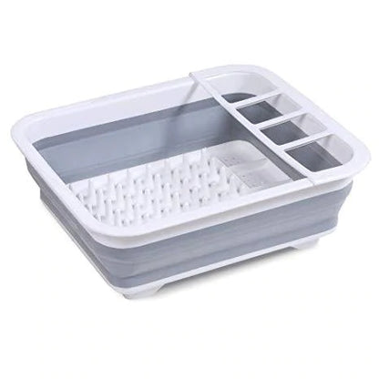Foldable Multi-functional kitchen dish rack_0